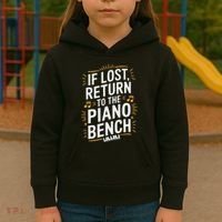 Piano Player Classical Music Pianist And Keyboard Musician Kids Hoodie thumb 3
