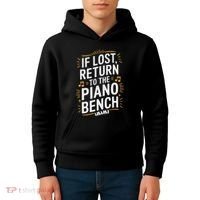 Piano Player Classical Music Pianist And Keyboard Musician Kids Hoodie thumb 4