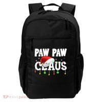 Paw Paw Claus Funny Christmas Lights Santa Hat Costume Backpack thumb 0