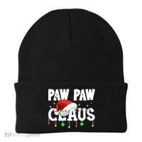 Paw Paw Claus Funny Christmas Lights Santa Hat Costume Beanie thumb 0