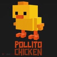 Pixel Pollito Chicken Funny Retro Video Game Style Art Baby Bodysuit thumb 2