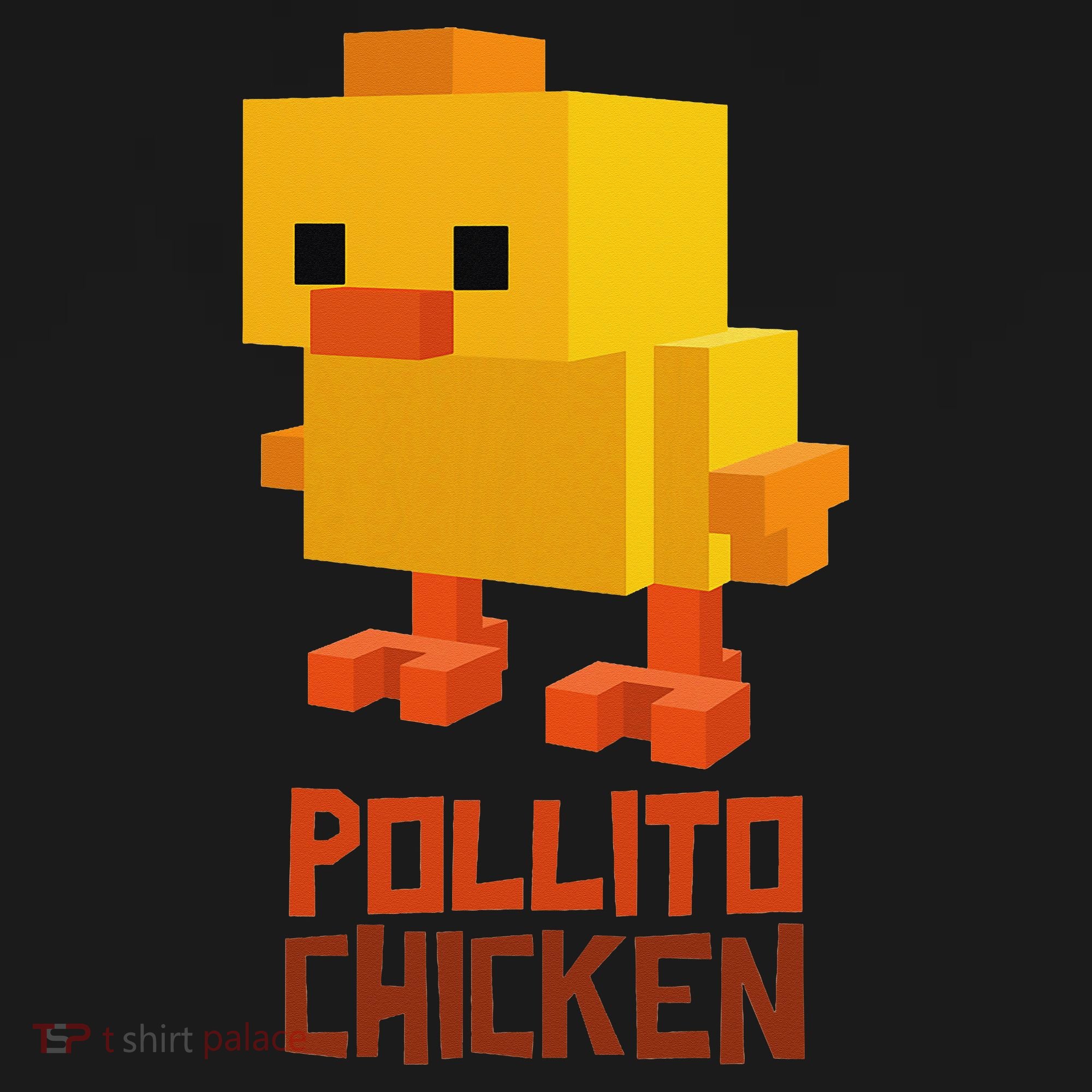 Pixel Pollito Chicken Funny Retro Video Game Style Art Tank Top