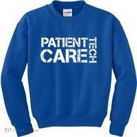 Pct Patient Care Tech Heart Gift Kids Sweatshirt thumb 0