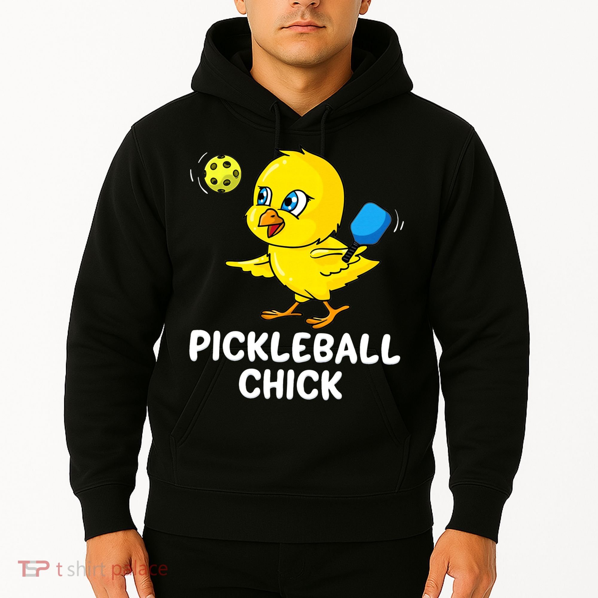 Pickleball Pickleball Chick Player Loves to Play Hoodie