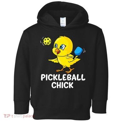 Pickleball Pickleball Chick Player Loves to Play Toddler Hoodie
