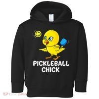 Pickleball Pickleball Chick Player Loves to Play Toddler Hoodie thumb 0