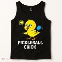 Pickleball Pickleball Chick Player Loves to Play Tank Top thumb 2