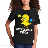 Pickleball Pickleball Chick Player Loves to Play Kids T-Shirt thumb 2