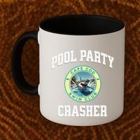 Pool Party Crasher Cape Cod Shark Theme Swimming Souvenir Coffee Mug thumb 2
