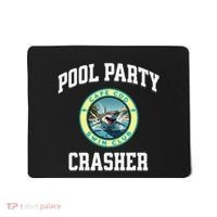 Pool Party Crasher Cape Cod Shark Theme Swimming Souvenir Mousepad thumb 0