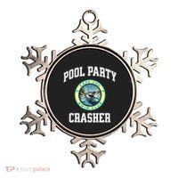 Pool Party Crasher Cape Cod Shark Theme Swimming Souvenir Ornament thumb 0