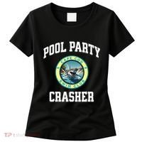 Pool Party Crasher Cape Cod Shark Theme Swimming Souvenir Women's T-Shirt thumb 0