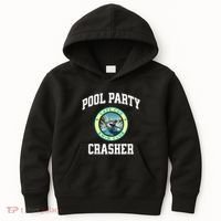 Pool Party Crasher Cape Cod Shark Theme Swimming Souvenir Kids Hoodie thumb 0