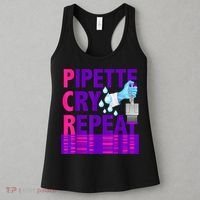 PCR Pipette Cry Repeat For DNA Lab Scientists Women's Tank Top thumb 3