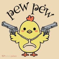 Pew Pew Chick Tote Bag thumb 4