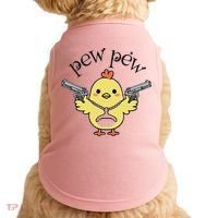 Pew Pew Chick Doggie Tank thumb 0