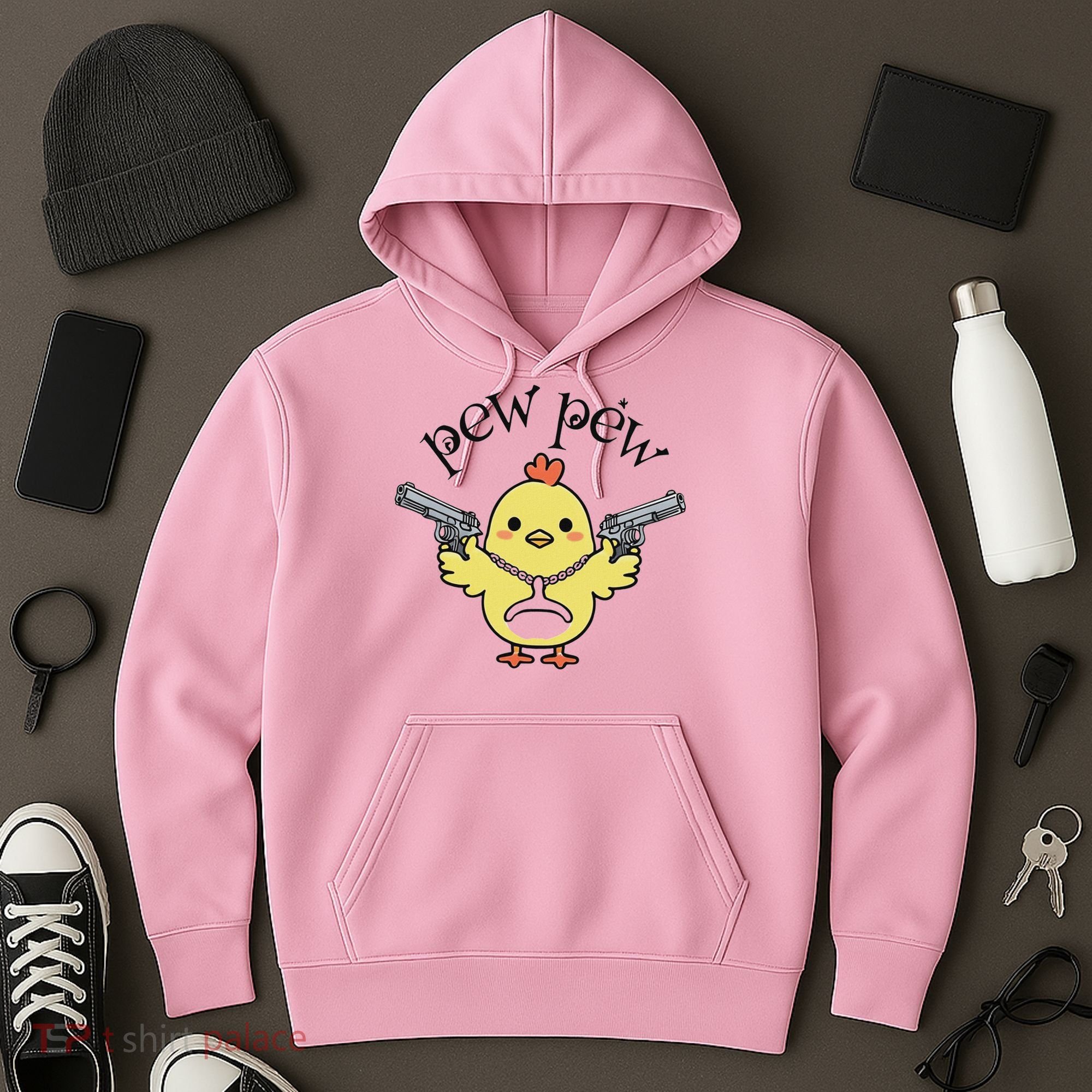 Pew Pew Chick Hoodie