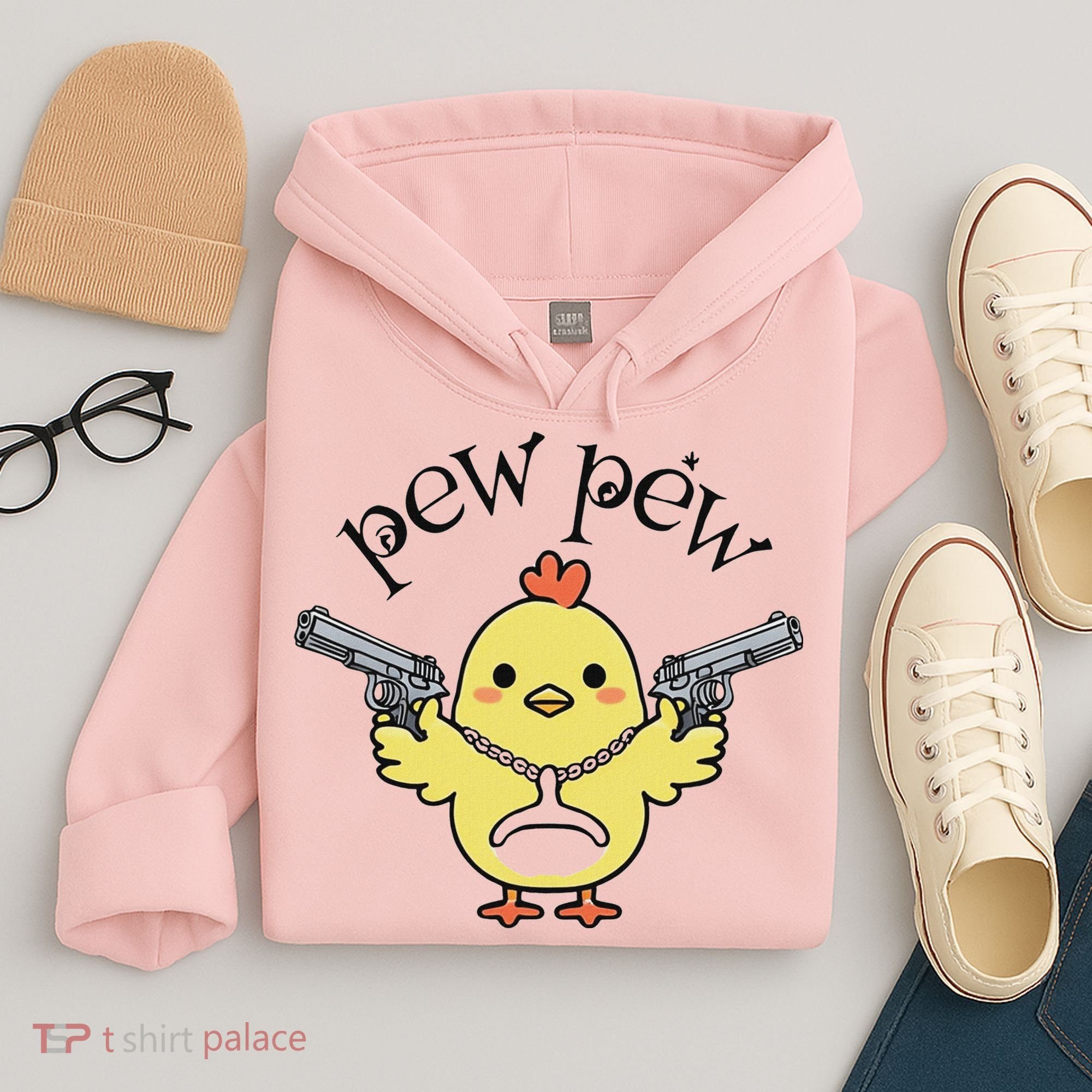 Pew Pew Chick Hoodie