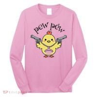 Pew Pew Chick Long Sleeve Shirt thumb 0