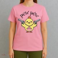 Pew Pew Chick T-Shirt thumb 4