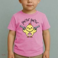 Pew Pew Chick Toddler T-Shirt thumb 2