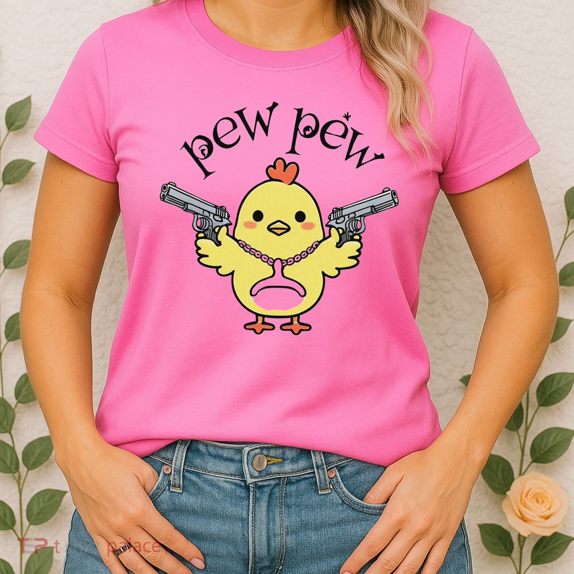 Pew Pew Chick Women's T-Shirt
