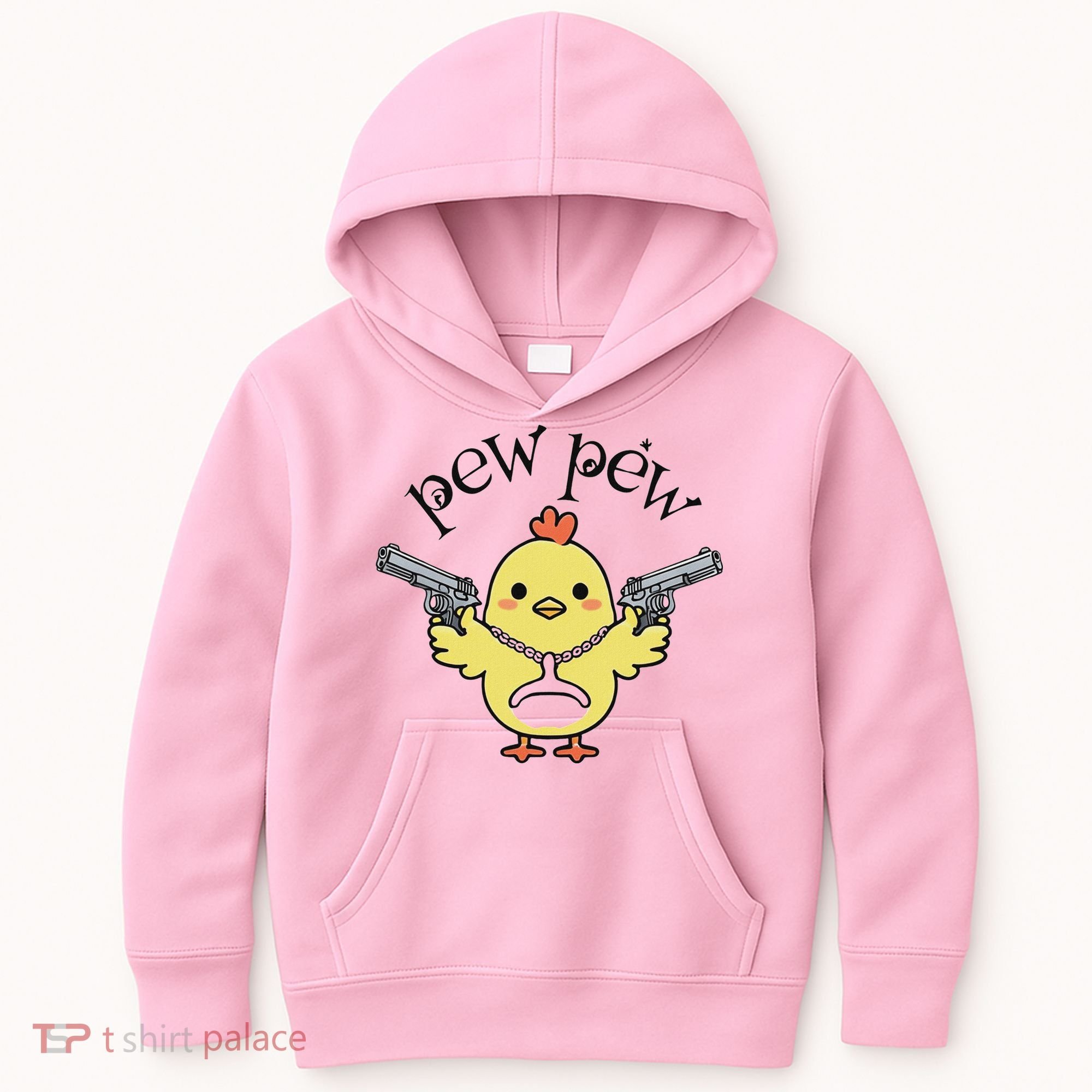 Pew Pew Chick Kids Hoodie