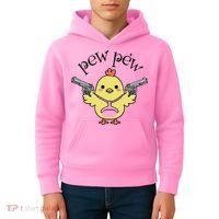 Pew Pew Chick Kids Hoodie thumb 4
