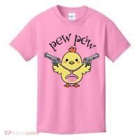 Pew Pew Chick Kids T-Shirt thumb 0