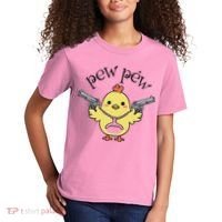 Pew Pew Chick Kids T-Shirt thumb 2