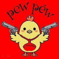 Pew Pew Chick Santa Hat thumb 1