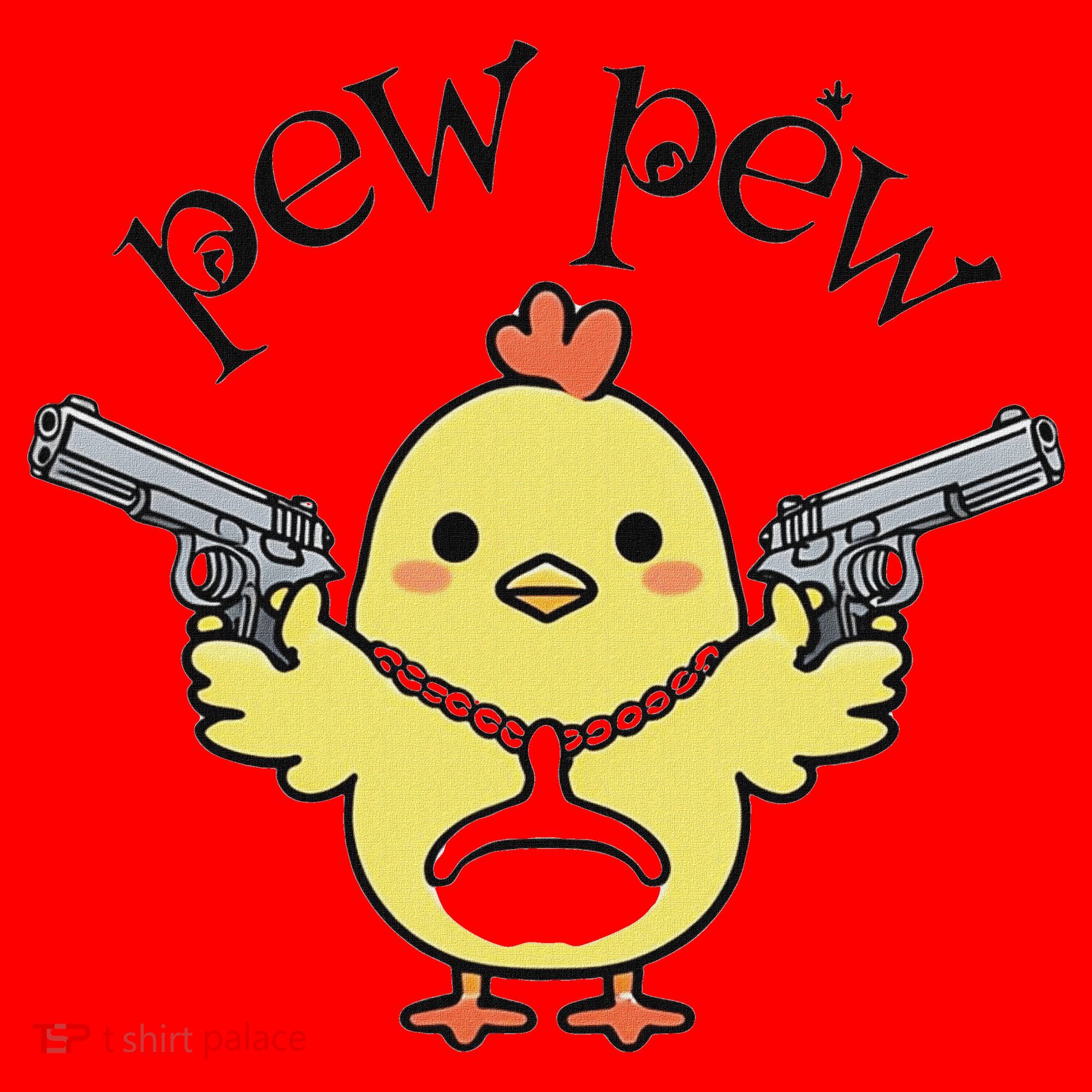 Pew Pew Chick Santa Hat