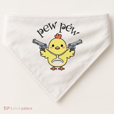 Pew Pew Chick USA-Made Doggie Bandana