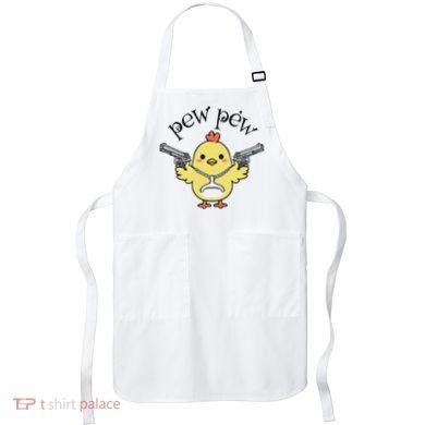 Pew Pew Chick Apron