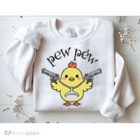 Pew Pew Chick Sweatshirt thumb 2