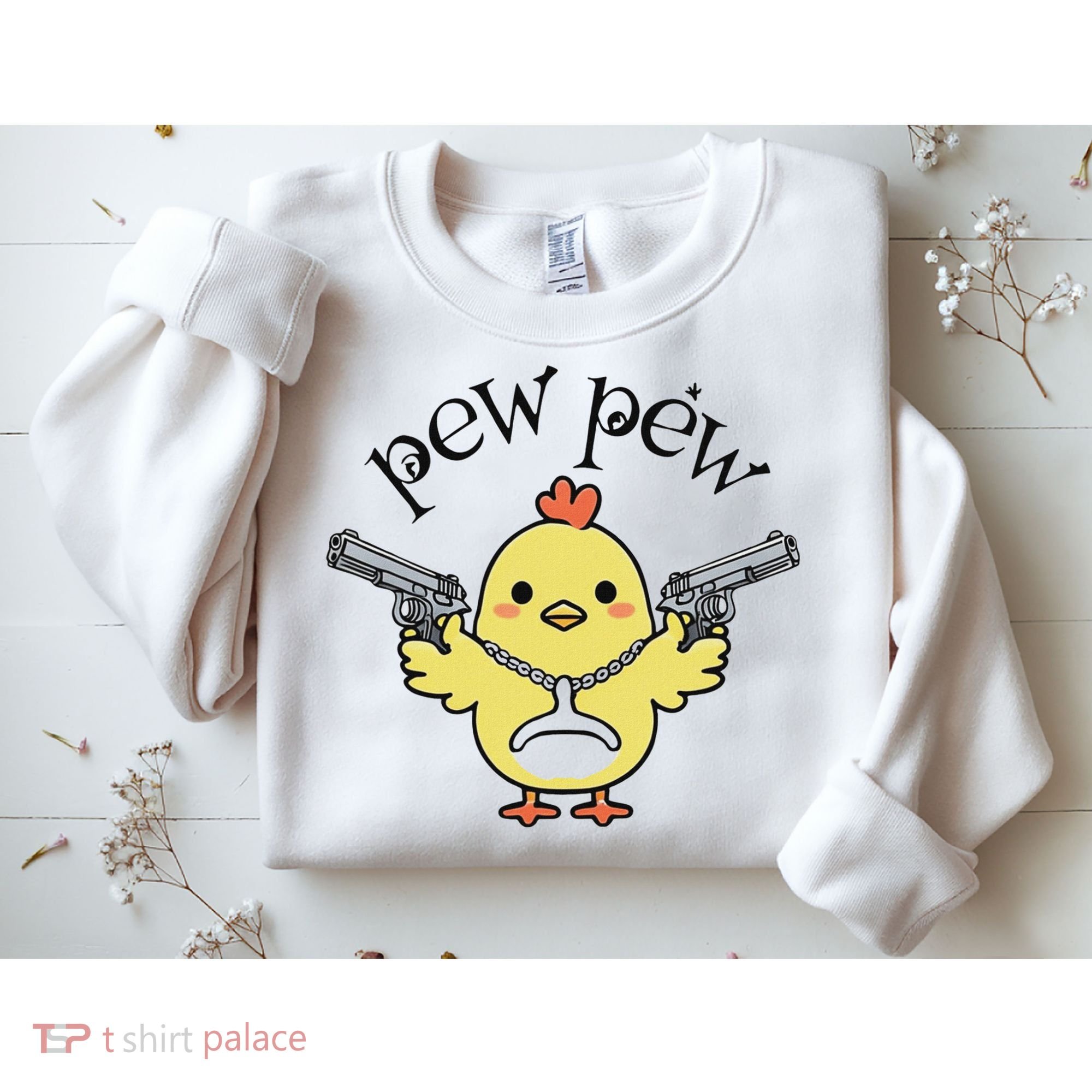 Pew Pew Chick Sweatshirt