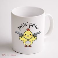 Pew Pew Chick Coffee Mug thumb 1