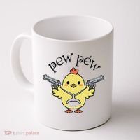Pew Pew Chick Coffee Mug thumb 0