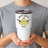 Pew Pew Chick Tumbler thumb 2