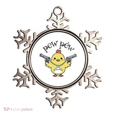 Pew Pew Chick Ornament