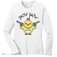 Pew Pew Chick Women's Long Sleeve Shirt thumb 0
