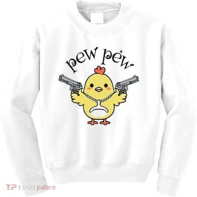 Pew Pew Chick Kids Sweatshirt