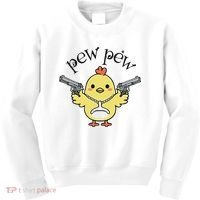 Pew Pew Chick Kids Sweatshirt thumb 0