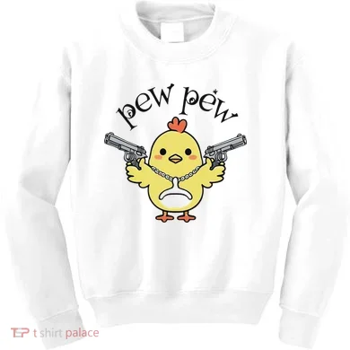 Pew Pew Chick Kids Sweatshirt