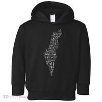 Palestine Palestinian Cities Map Gaza Toddler Hoodie thumb 0