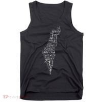 Palestine Palestinian Cities Map Gaza Tank Top thumb 0