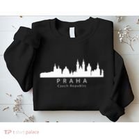 Praha Prague Czech Republic Skyline Sweatshirt thumb 2