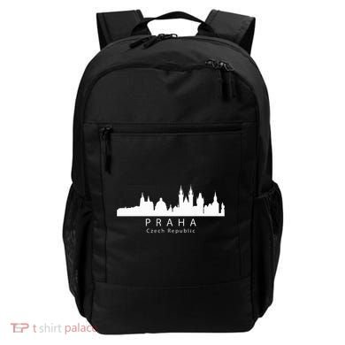 Praha Prague Czech Republic Skyline Backpack