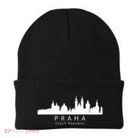 Praha Prague Czech Republic Skyline Beanie thumb 0
