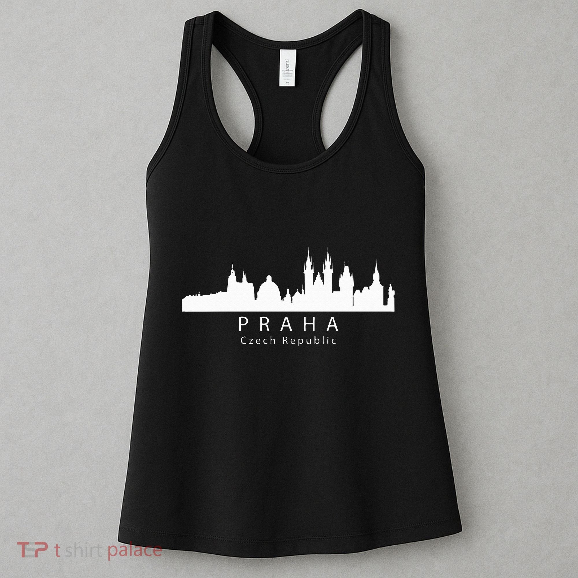 Praha Prague Czech Republic Skyline Women's Tank Top